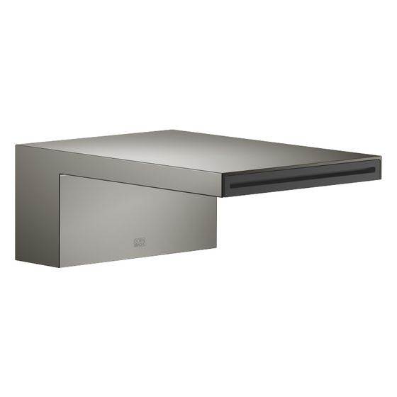 Dornbracht Wannen-Schwallauslauf Mem, ohne Umstellung für Standmontage, 235mm, max. 26,5l/min, Dark Chrome