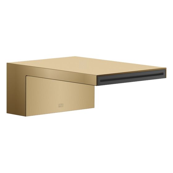 Dornbracht Wannen-Schwallauslauf Mem, ohne Umstellung für Standmontage, 235mm, max. 26,5l/min, Dark Brass gebürstet