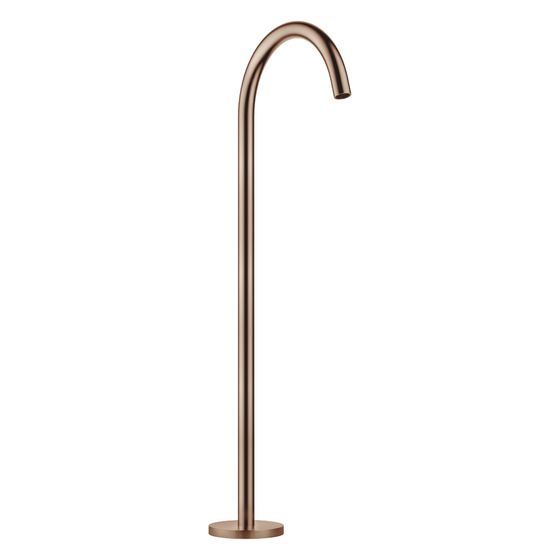 Dornbracht Wannenauslauf Meta für freistehende Montage, Ausladung 282mm, 28,6l/min, Bronze gebürstet