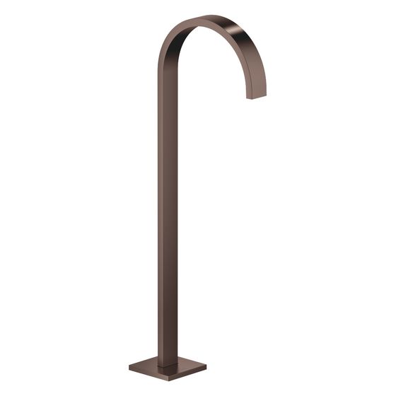 Dornbracht Wannenauslauf Mem, ohne Umstellung für freistehende Montage, 280mm, max. 47,8l/min, Dark Bronze gebürstet PVD