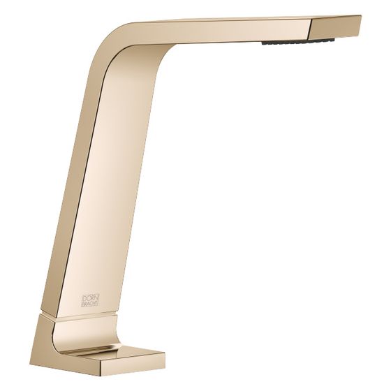 Dornbracht Waschtisch-Standauslauf CL.1 ohne Ablaufgarnitur H 204mm Ausladung 160mm, Champagne 22kt Gold