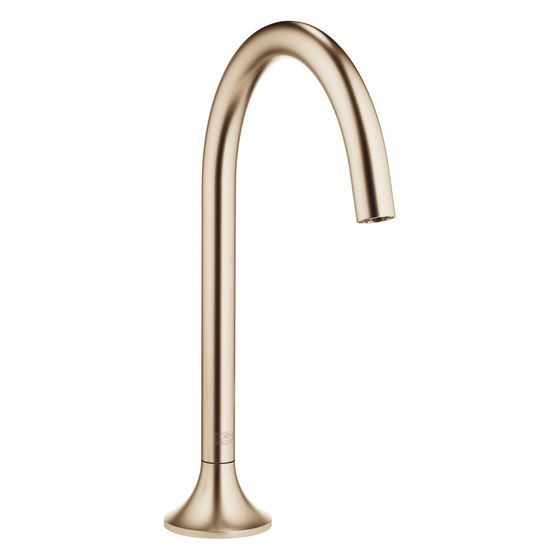 Dornbracht Waschtisch-Standauslauf Vaia ohne Ablaufgarnitur Ausladung 168mm, Champagne gebürstet 22kt Gold, 13716809-46