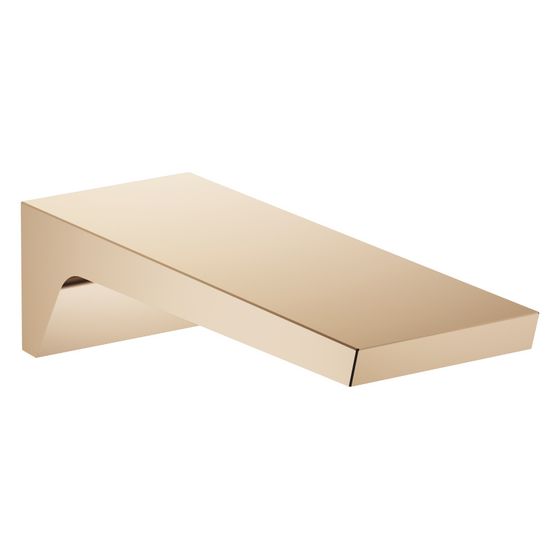 Dornbracht Wannenauslauf CL.1 für Wandm. Ausladung 205mm, Champagne gebürstet 22kt Gold