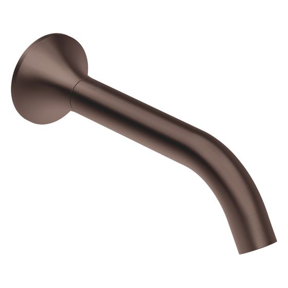 Dornbracht Wannenauslauf Vaia für Wandmontage Ausladung 200mm, Dark Bronze gebürstet PVD, 13801809-43