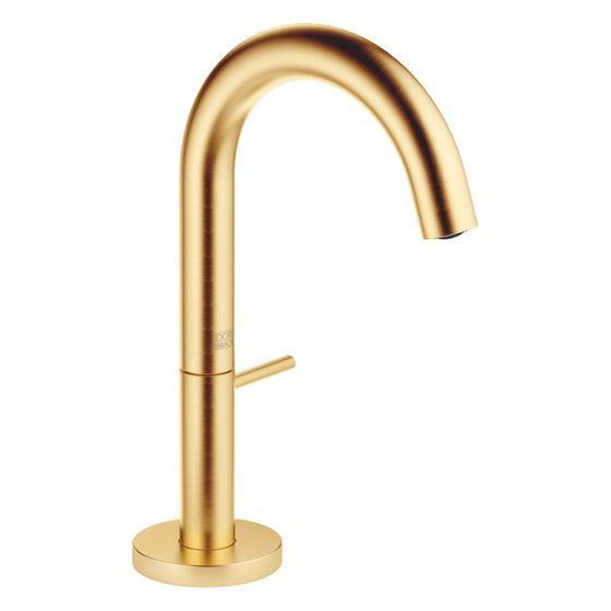 Dornbracht Standventil Meta, Kaltwasser, starrer Auslauf, Ausladung 123mm, max. 5,7l/min, Gold gebürstet PVD