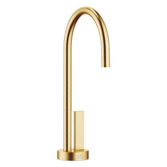 Dornbracht Kaltwasser-Armatur Tara Ultra, Ausladung 146mm, max. 3,8l/min, Messing gebürstet 23kt Gold