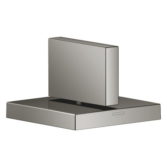 Dornbracht Seitenventil Mem, eckig, rechtsschließend, kalt, Rosette 60x60mm, Dark Chrome