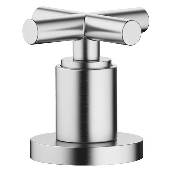 Dornbracht Seitenventil Tara, rechtsschließend, Bohrung 32mm, Chrom gebürstet, 20000892-93