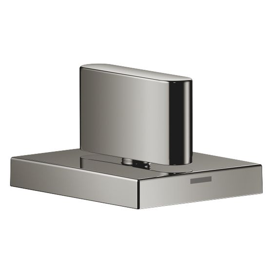Dornbracht Seitenventil CL.1 linksschließend warm Rosette 60x47mm, Dark Chrome