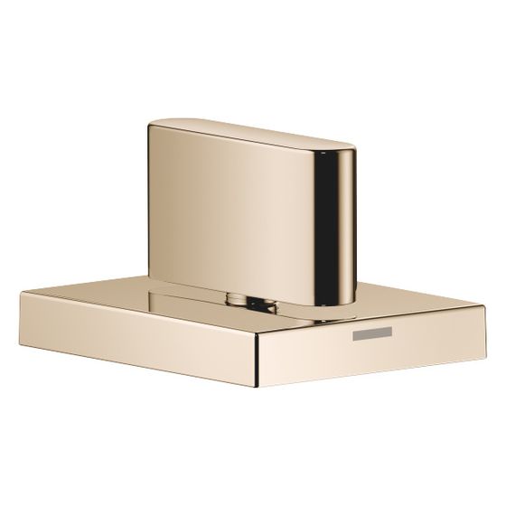 Dornbracht Seitenventil CL.1 linksschließend warm Rosette 60x47mm, Champagne 22kt Gold