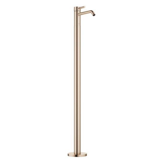 Dornbracht Waschtisch-Einhandbatterie Meta mit Standrohr, Ausladung 196mm, starr, 5,7l/min, Light Gold gebürstet