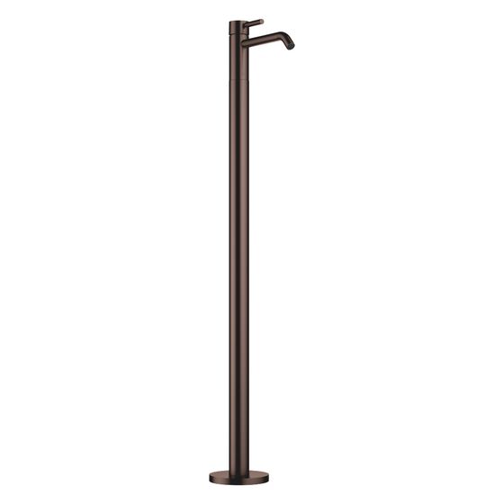 Dornbracht Waschtisch-Einhandbatterie Meta mit Standrohr, Ausladung 196mm, starr, 5,7l/min, Dark Bronze gebürstet