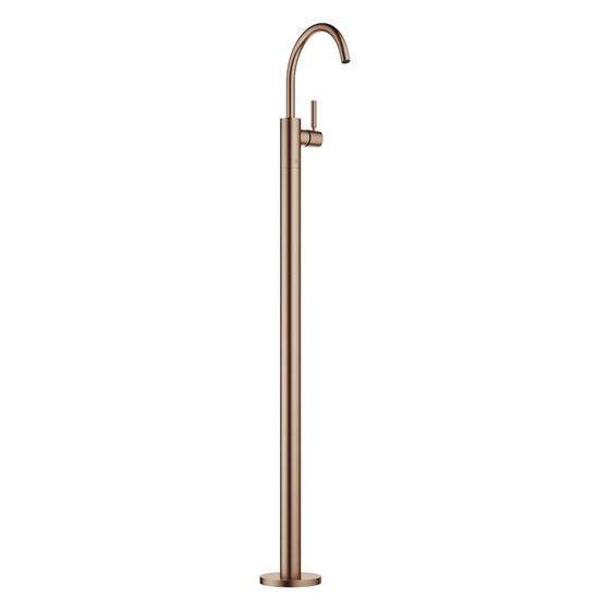 Dornbracht Waschtisch-Einhandbatterie Meta mit Standrohr, Ausladung 202mm, schwenkbar, 5,7l/min, Bronze gebürstet