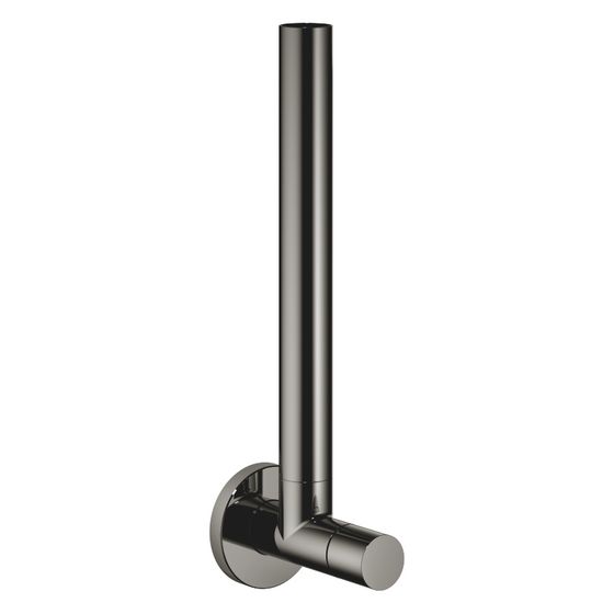 Dornbracht Eckventil rund Rosette Durchmesser 55mm Schlauchabdeckung 200mm, Dark Chrome, 22901979-19