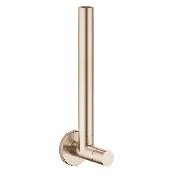 Dornbracht Eckventil rund Rosette Durchmesser 55mm Schlauchabdeckung 200mm, Champagne gebürstet 22kt Gold, 22901979-46