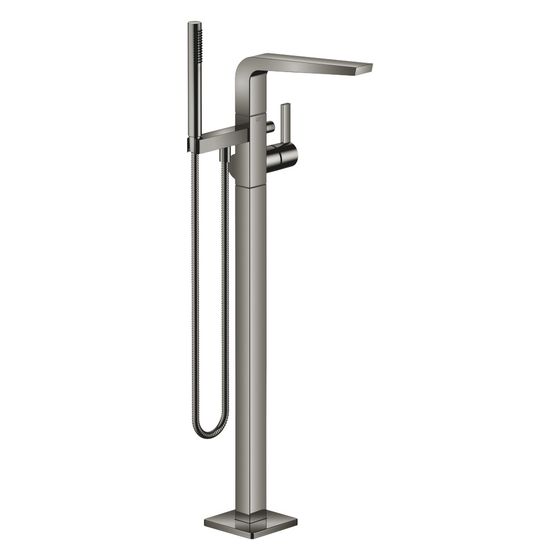 Dornbracht Wannen-Einhandbatterie CL.1 mit Standrohr und Schlauchbrausegarnitur Ausladung 238mm, Dark Chrome
