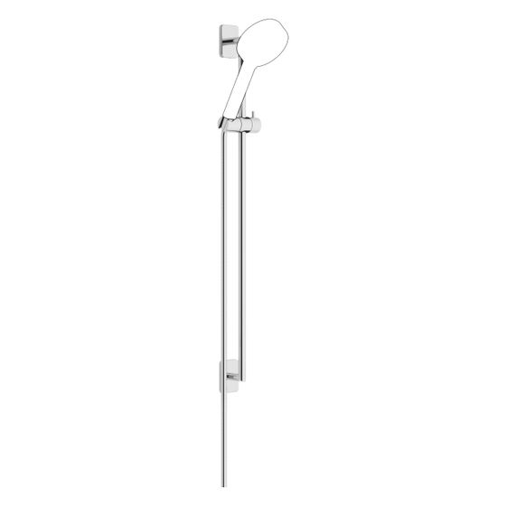 Dornbracht Duschgarnitur Lulu Wandrohr mit Schieber Metallschlauch 1750mm, Chrom, 26412710-00