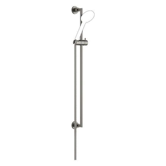 Dornbracht Duschgarnitur Tara, Stichmaß 800mm, 1750mm Schlauch, Dark Chrome