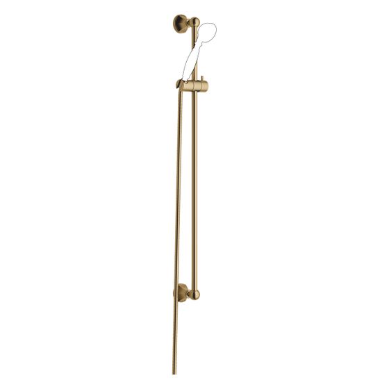 Dornbracht Duschgarnitur Madison ohne Handbrause Stichmaß 850mm, Dark Brass gebürstet