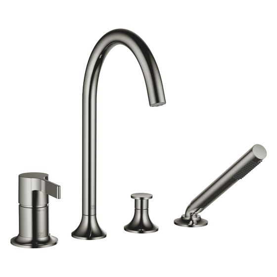Dornbracht Wannen-Vierlochbatterie Vaia 220mm, Dark Chrome