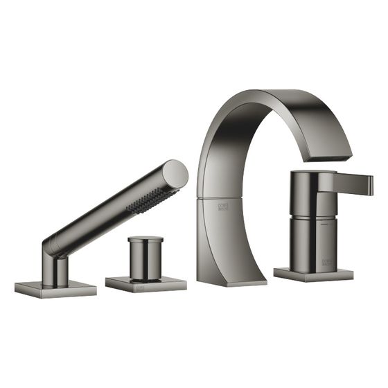 Dornbracht Wannen-Vierlochbatterie CYO für Wannenrandmontage 167mm, Dark Chrome