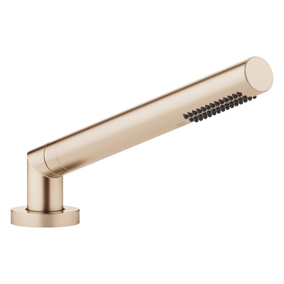 Dornbracht Schlauchbrausegarnitur Symetrics für Wannenr., D 50mm, 32mm Metallschlauch 175cm 6,8l/min, Light Gold gebürstet