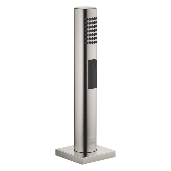 Dornbracht Spülbrausegarnitur mit eckiger, automatischer Umschalter Armaturenhöhe 190mm Schlauch 1500mm, Platin gebürstet