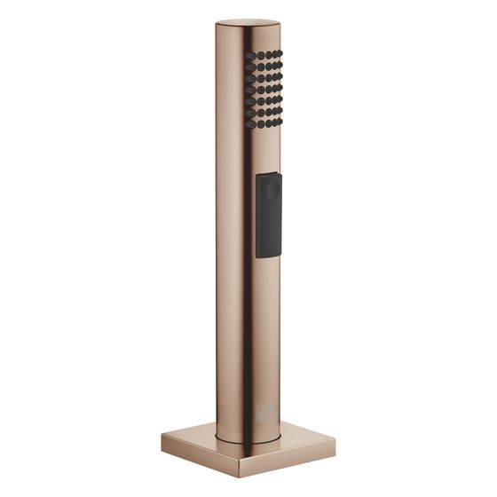 Dornbracht Spülbrausegarnitur mit eckiger, automatischer Umschalter Armaturenhöhe 190mm Schlauch 1500mm, Bronze gebürstet