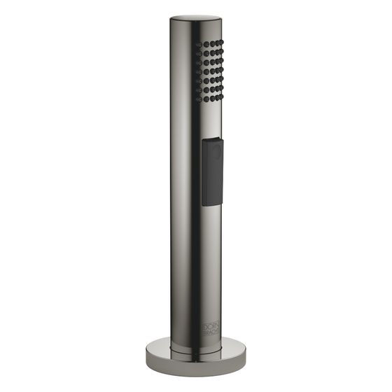 Dornbracht Spülbrausegarnitur mit runder Rosette automatischer Umschalter Armaturenhöhe 191mm Schlauch 1500mm, Dark Chrome