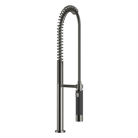 Dornbracht Profibrausegarnitur Armaturenhöhe 665mm Bohrung 30mm Einzelrosette 55mm, Dark Chrome