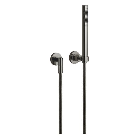 Dornbracht Schlauchbrausegarnitur Tara, Einzelrosetten FlowReduce, 1250mm, G 1/2