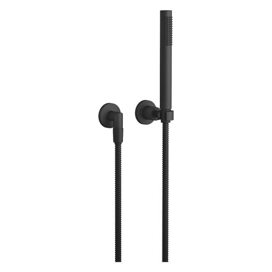 Dornbracht Schlauchbrausegarnitur Tara, Einzelrosetten FlowReduce, 1250mm, G 1/2