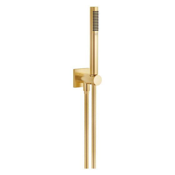 Dornbracht Schlauchbrausegarnitur mit integriertem Brausehalter Symetrics FlowReduce, 60x60mm, G 1/2