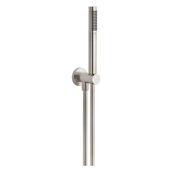 Dornbracht Schlauchbrausegarnitur, integ. Brausehalter Meta FlowReduce 6,8l/min Rosette 60mm, G 1/2