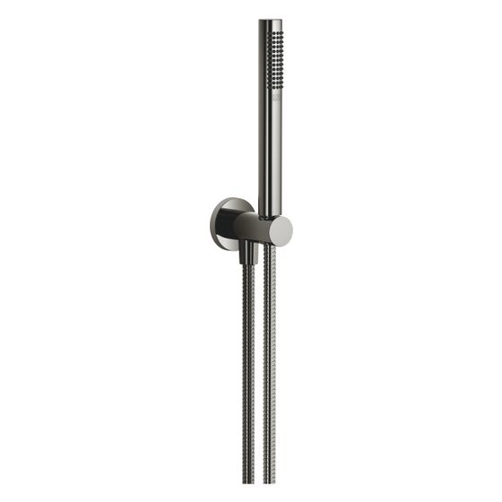 Dornbracht Schlauchbrausegarnitur, integ. Brausehalter Meta FlowReduce 6,8l/min Rosette 60mm, G 1/2