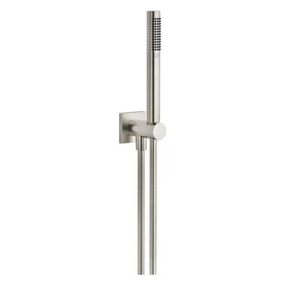 Dornbracht Schlauchbrausegarnitur mit integriertem Brausehalter Symetrics, 60x60mm Anschluss G 1/2