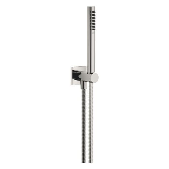 Dornbracht Schlauchbrausegarnitur mit integriertem Brausehalter Symetrics FlowReduce, 60x60mm Anschluss G 1/2