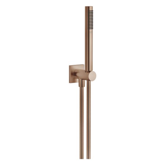 Dornbracht Schlauchbrausegarnitur mit integriertem Brausehalter Symetrics, 60x60mm, G 1/2