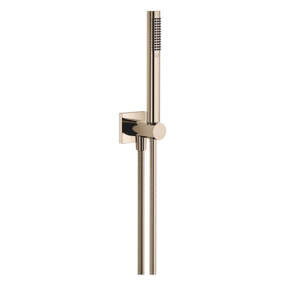 Dornbracht Schlauchbrausegarnitur mit integriertem Brausehalter Symetrics, 60x60mm Anschluss G 1/2