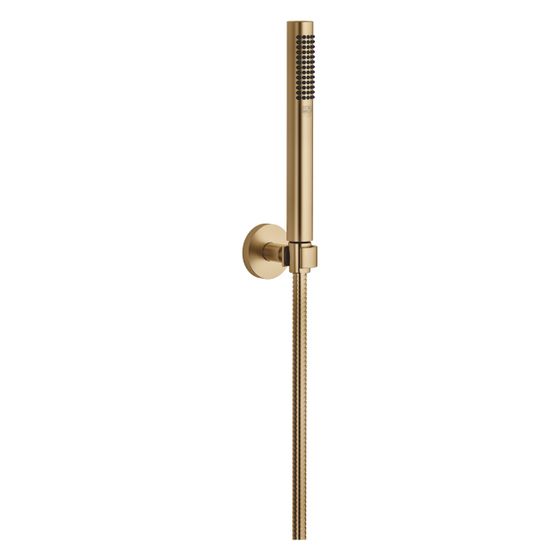 Dornbracht Schlauchbrausegarnitur Meta FlowReduce, max. 6,8l/min, Dark Brass gebürstet PVD, 27816625-390010