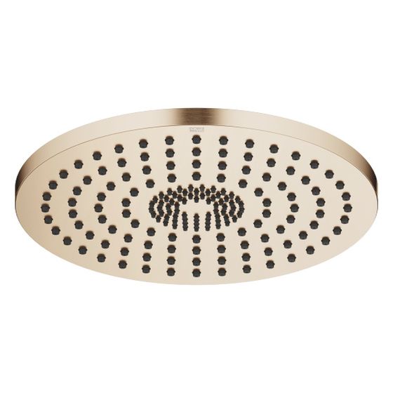 Dornbracht Regenbrause für Deckenanbindung D 300mm Pure Rain 12l/min Purify Rain 6l/min, Light Gold gebürstet
