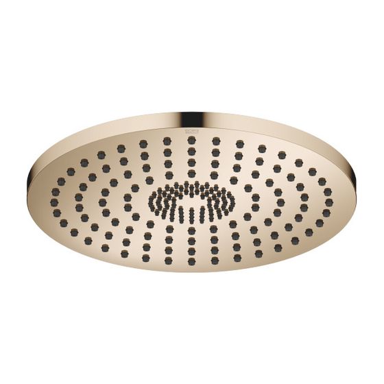 Dornbracht Regenbrause für Deckenanbindung D 300mm Pure Rain 12l/min Purify Rain 6l/min, Champagne 22kt Gold