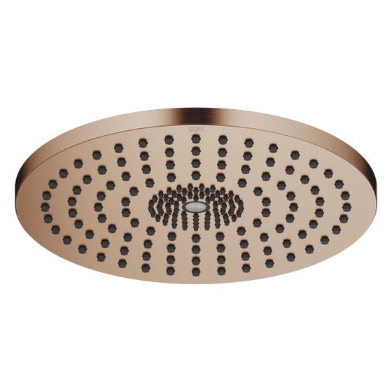 Dornbracht Regenbrause für Deckenanbindung mit Licht D 300mm Pure Rain 12l/min Purify Rain 6l/min, Bronze gebürstet