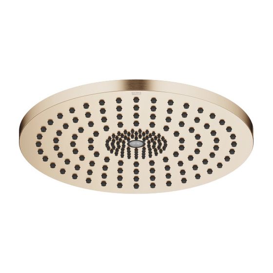 Dornbracht Regenbrause für Deckenanbindung mit Licht D 300mm Pure Rain 12l/min Purify Rain 6l/min, Champagne geb 22kt Gold