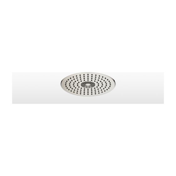 Dornbracht Regenbrause für Deckeneinbau D 300mm Pure Rain 12l/min Purify Rain 6l/min, Platin gebürstet