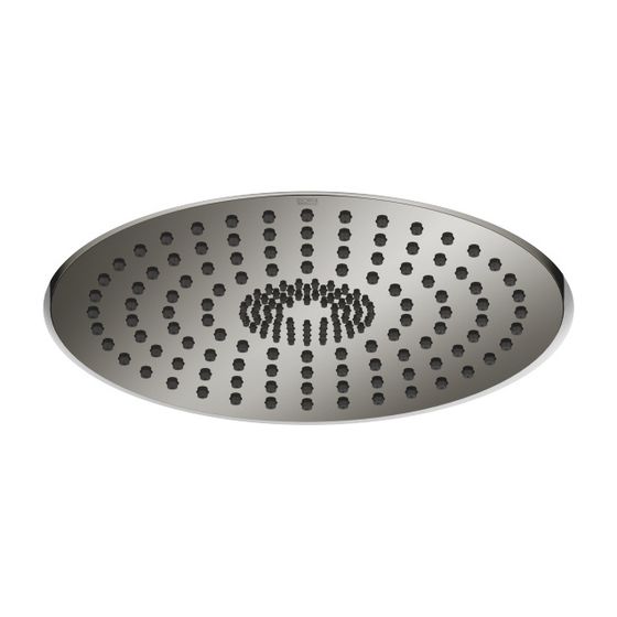 Dornbracht Regenbrause für Deckeneinbau D 300mm Pure Rain 12l/min Purify Rain 6l/min, Dark Chrome