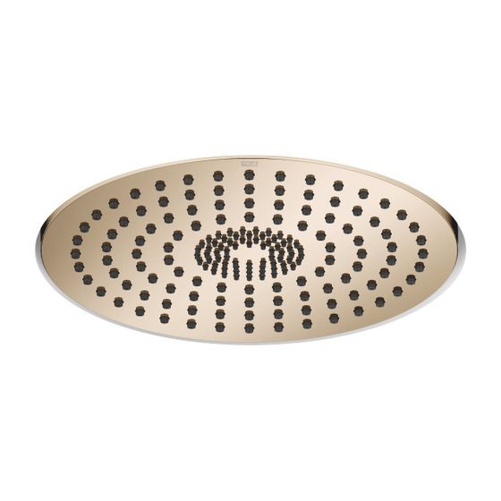 Dornbracht Regenbrause für Deckeneinbau D 300mm Pure Rain 12l/min Purify Rain 6l/min, Champagne 22kt Gold