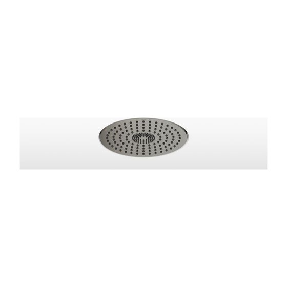 Dornbracht Regenbrause für Deckeneinbau D 300mm Pure Rain 12l/min Purify Rain 6l/min, Dark Platinum gebürstet