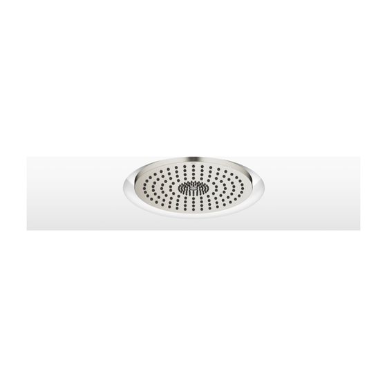 Dornbracht Regenbrause für Deckeneinbau mit Licht D 300mm Pure Rain 12l/min Purify Rain 6l/min, Platin gebürstet