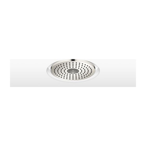 Dornbracht Regenbrause für Deckeneinbau mit Licht D 300mm Pure Rain 12l/min Purify Rain 6l/min, Platin